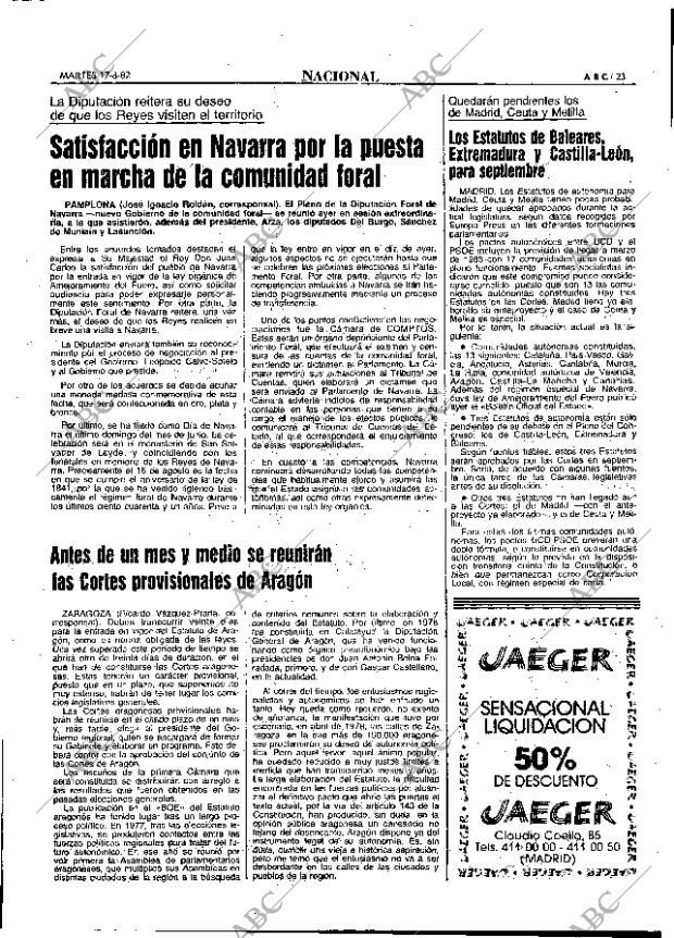 ABC MADRID 17-08-1982 página 23