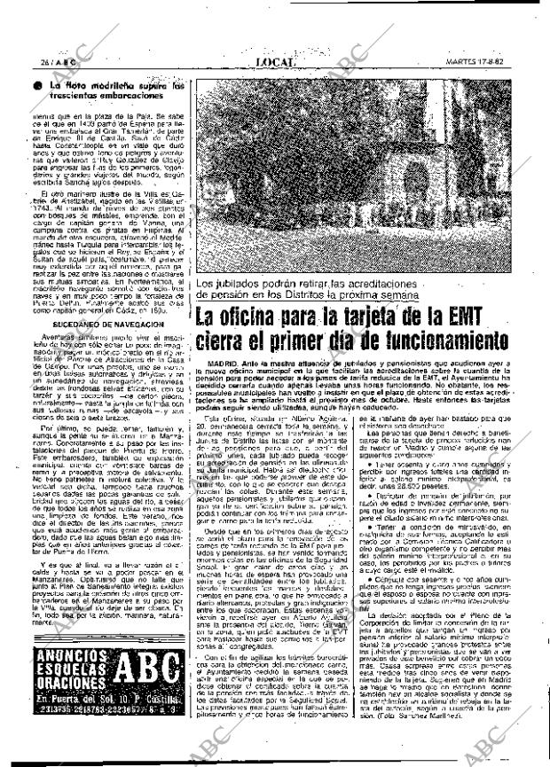ABC MADRID 17-08-1982 página 26