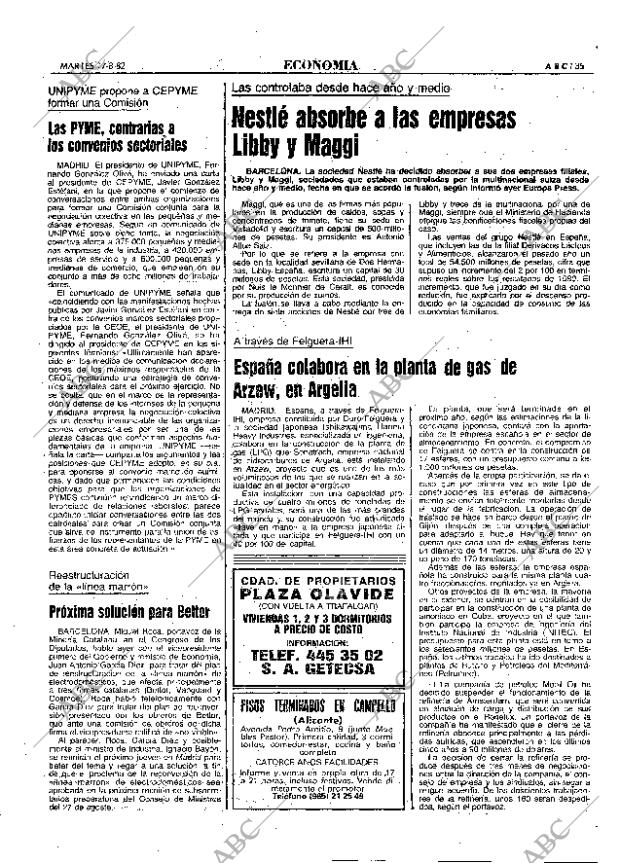 ABC MADRID 17-08-1982 página 35