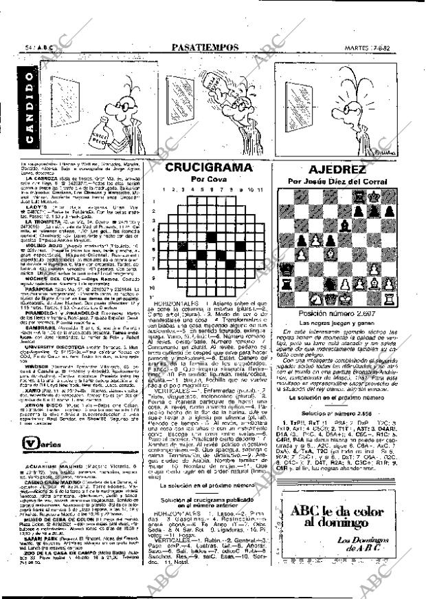 ABC MADRID 17-08-1982 página 54