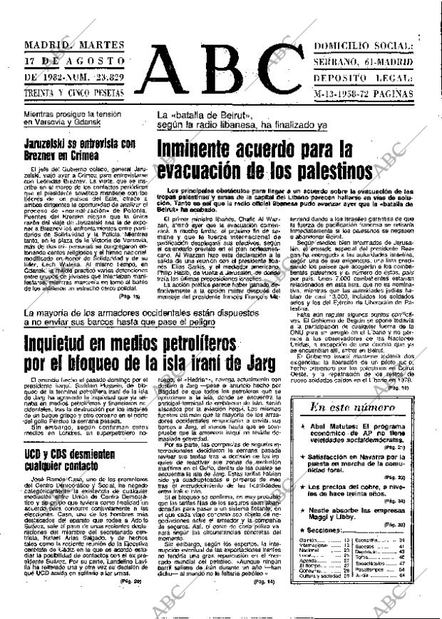 ABC MADRID 17-08-1982 página 9