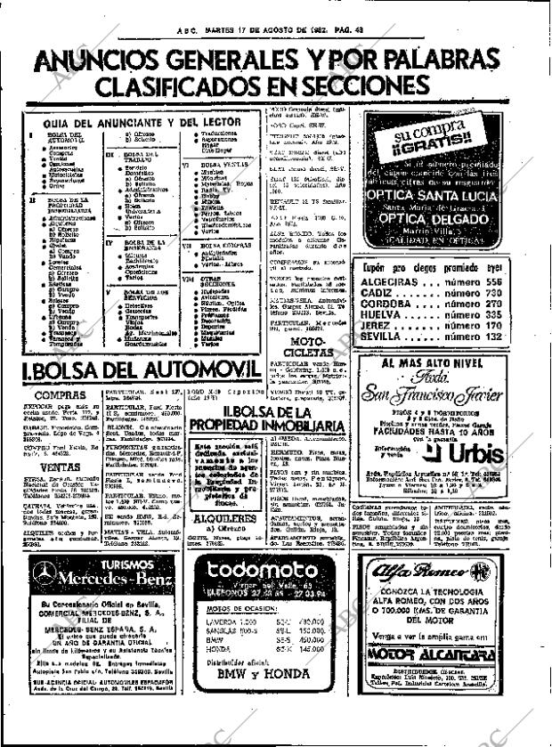 ABC SEVILLA 17-08-1982 página 62