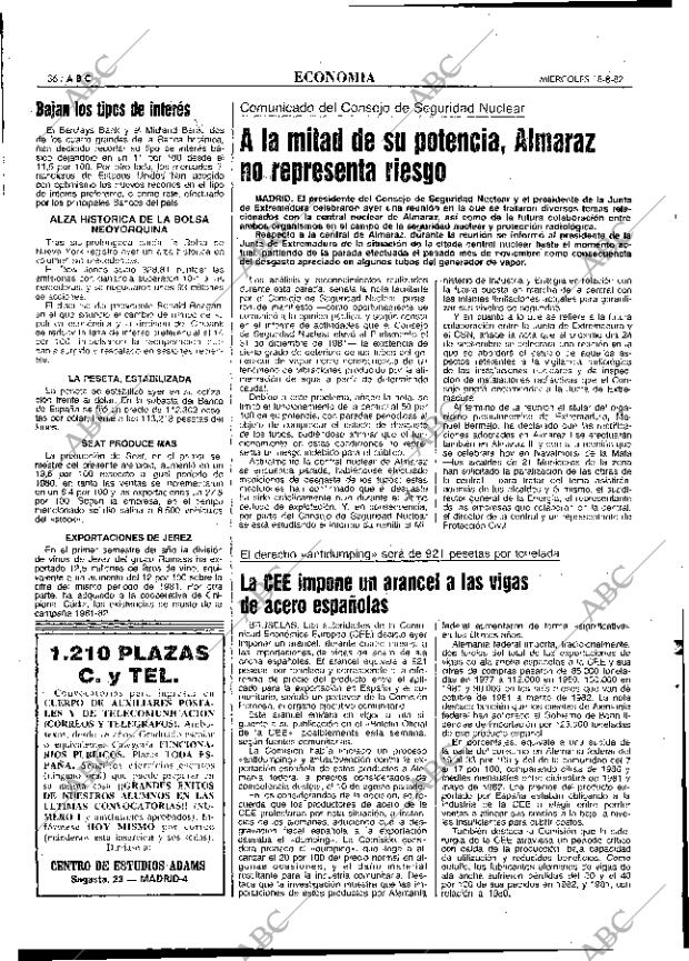 ABC MADRID 18-08-1982 página 36