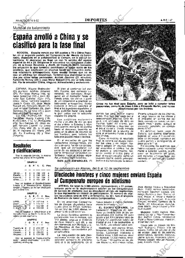 ABC MADRID 18-08-1982 página 47