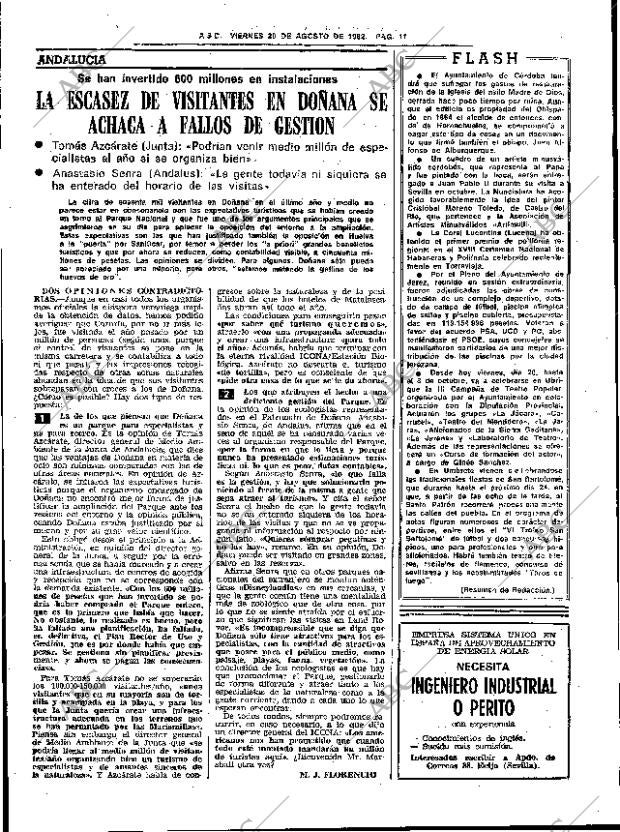 ABC SEVILLA 20-08-1982 página 17