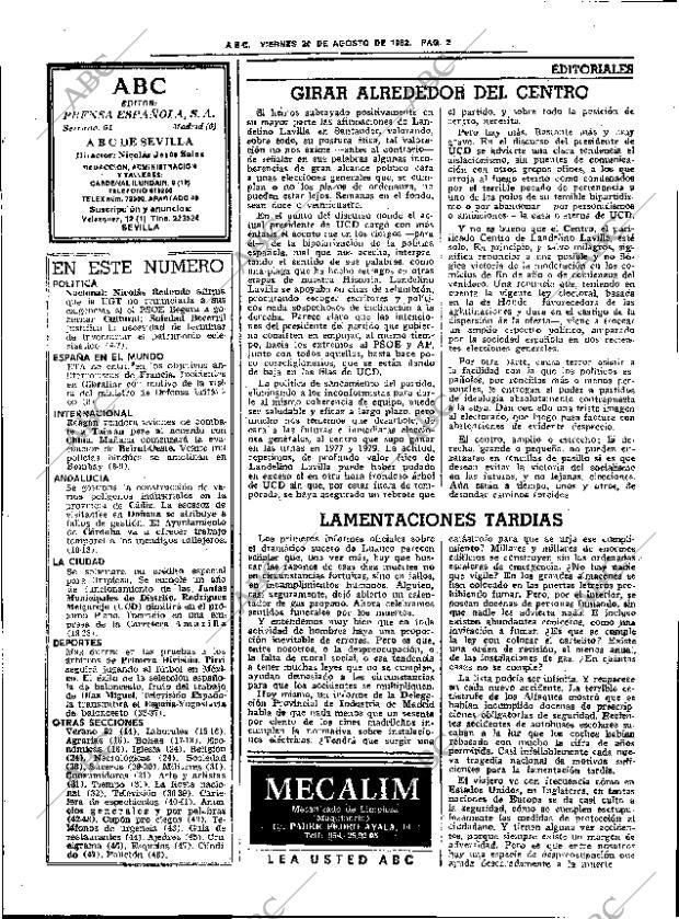 ABC SEVILLA 20-08-1982 página 8