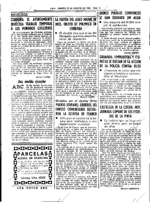 ABC SEVILLA 21-08-1982 página 18