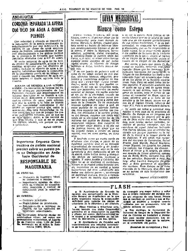 ABC SEVILLA 22-08-1982 página 22
