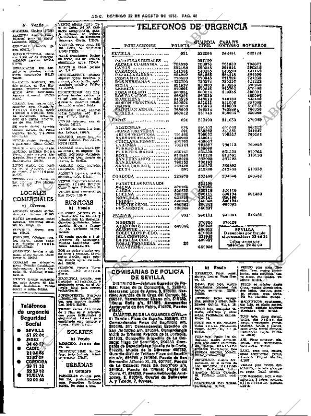 ABC SEVILLA 22-08-1982 página 56