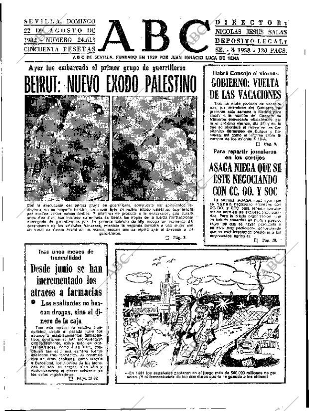 ABC SEVILLA 22-08-1982 página 9