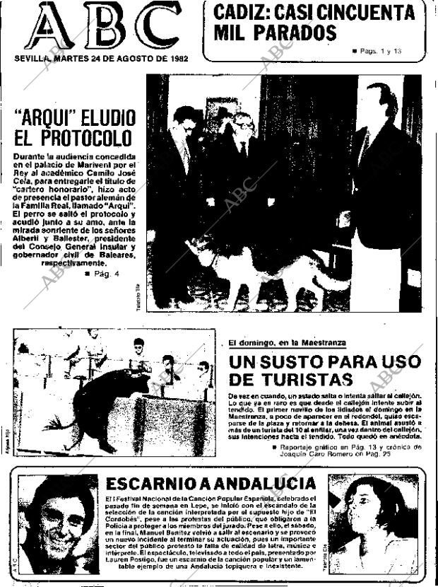 ABC SEVILLA 24-08-1982 página 1