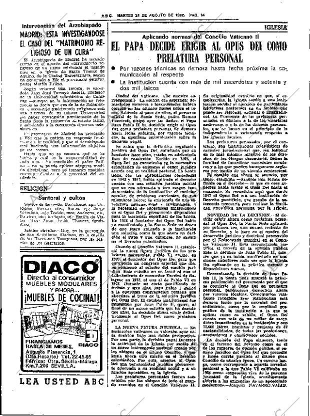 ABC SEVILLA 24-08-1982 página 22