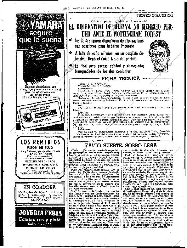 ABC SEVILLA 24-08-1982 página 38