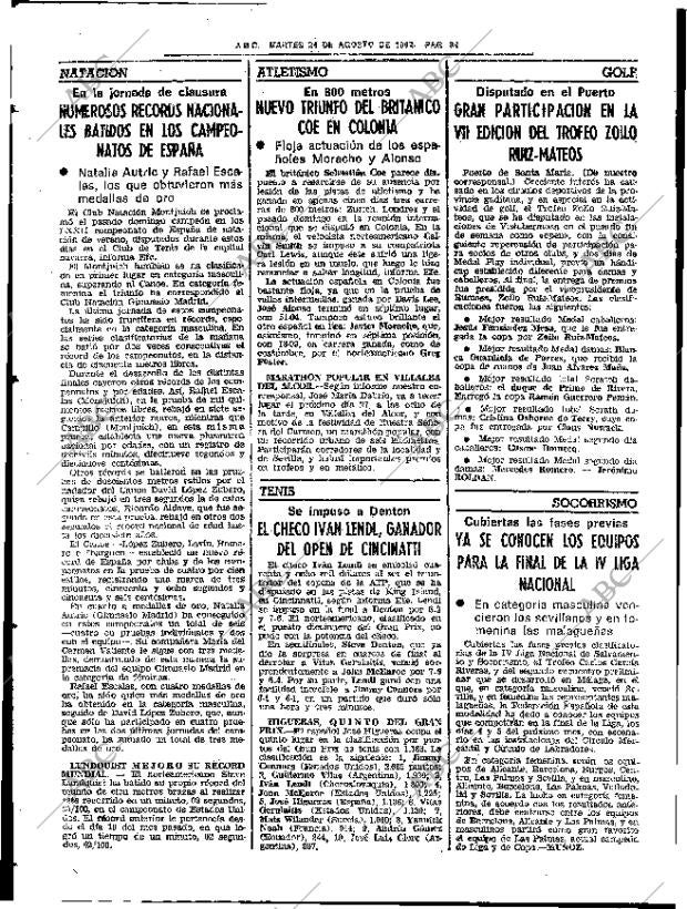 ABC SEVILLA 24-08-1982 página 42