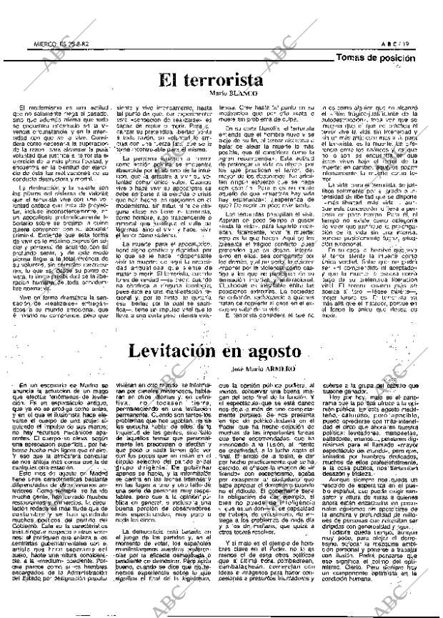 ABC MADRID 25-08-1982 página 19