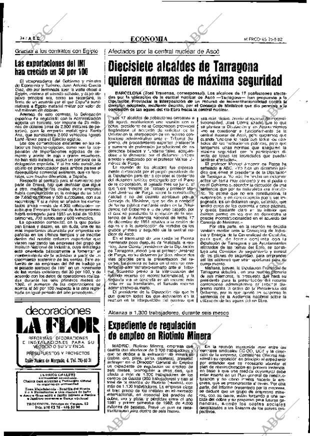 ABC MADRID 25-08-1982 página 34