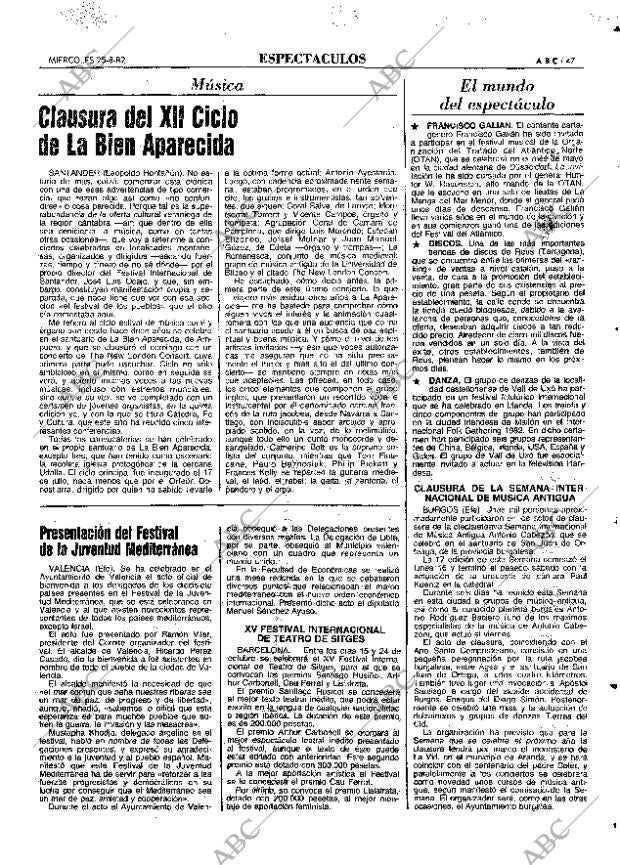 ABC MADRID 25-08-1982 página 47