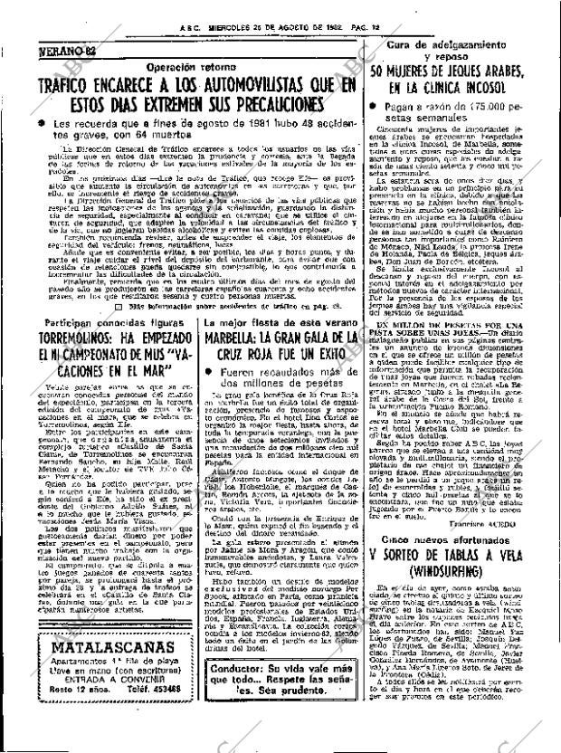 ABC SEVILLA 25-08-1982 página 18