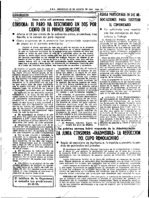 ABC SEVILLA 25-08-1982 página 19