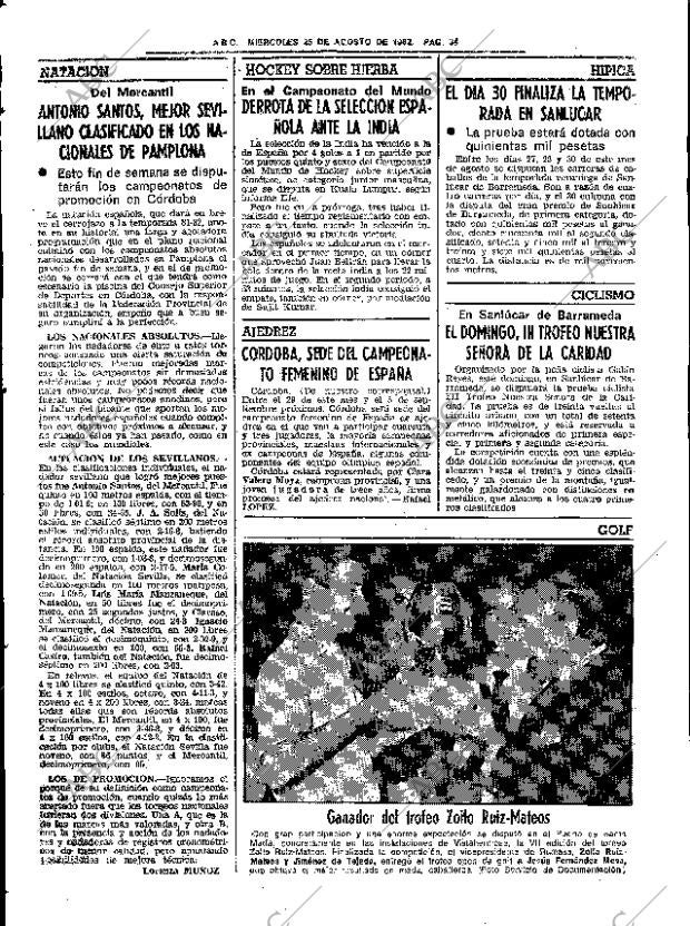ABC SEVILLA 25-08-1982 página 40