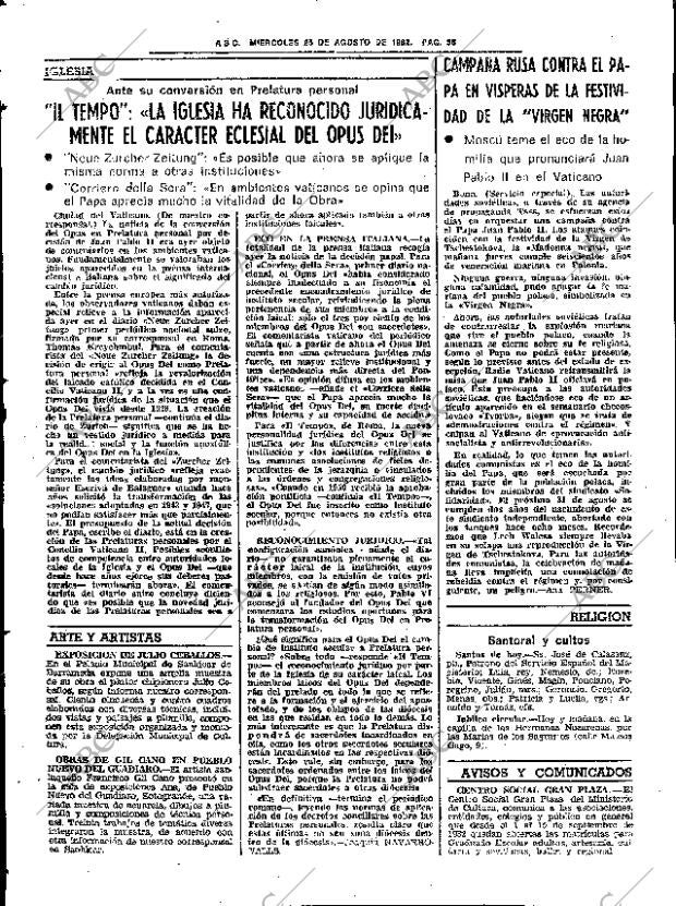 ABC SEVILLA 25-08-1982 página 42