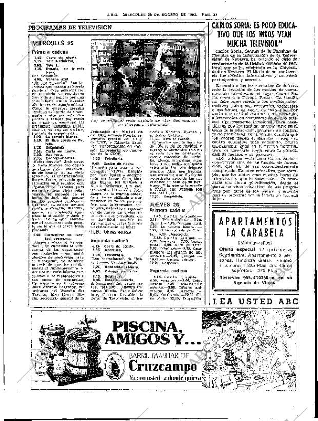 ABC SEVILLA 25-08-1982 página 43