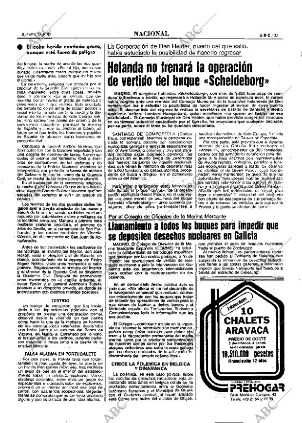 ABC MADRID 26-08-1982 página 23