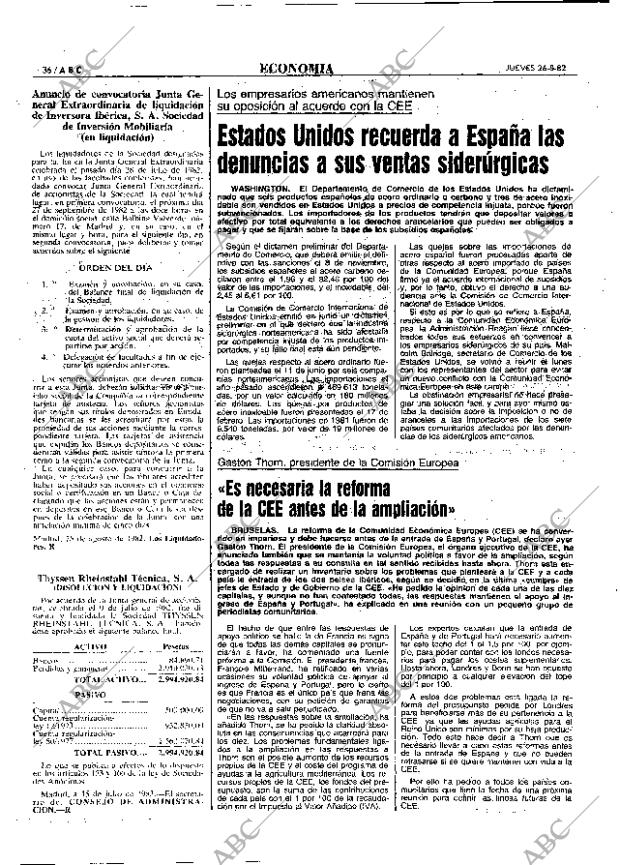 ABC MADRID 26-08-1982 página 36