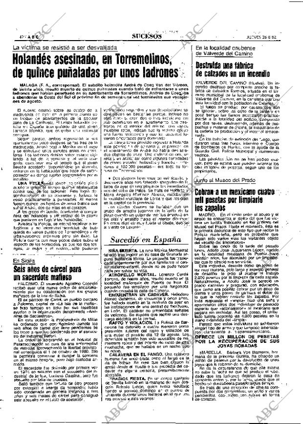 ABC MADRID 26-08-1982 página 42