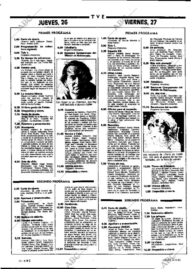 ABC MADRID 26-08-1982 página 70