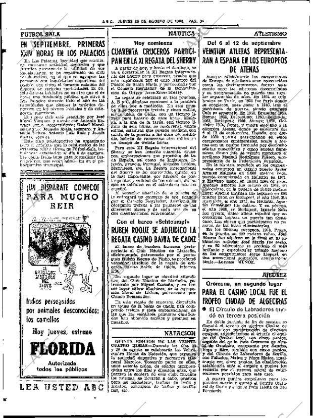 ABC SEVILLA 26-08-1982 página 42