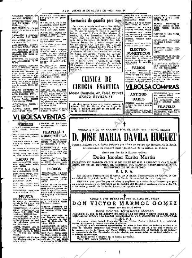 ABC SEVILLA 26-08-1982 página 52