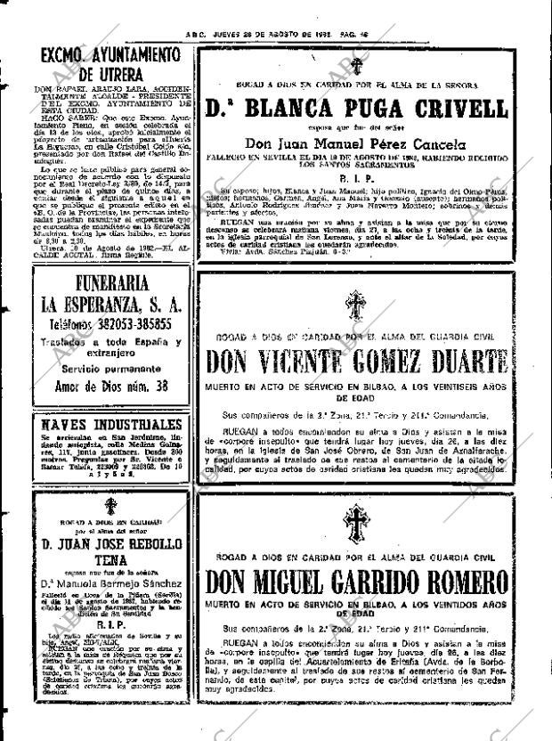 ABC SEVILLA 26-08-1982 página 54