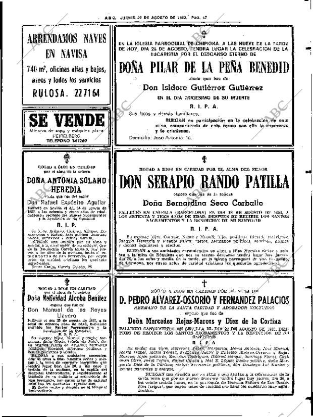 ABC SEVILLA 26-08-1982 página 55