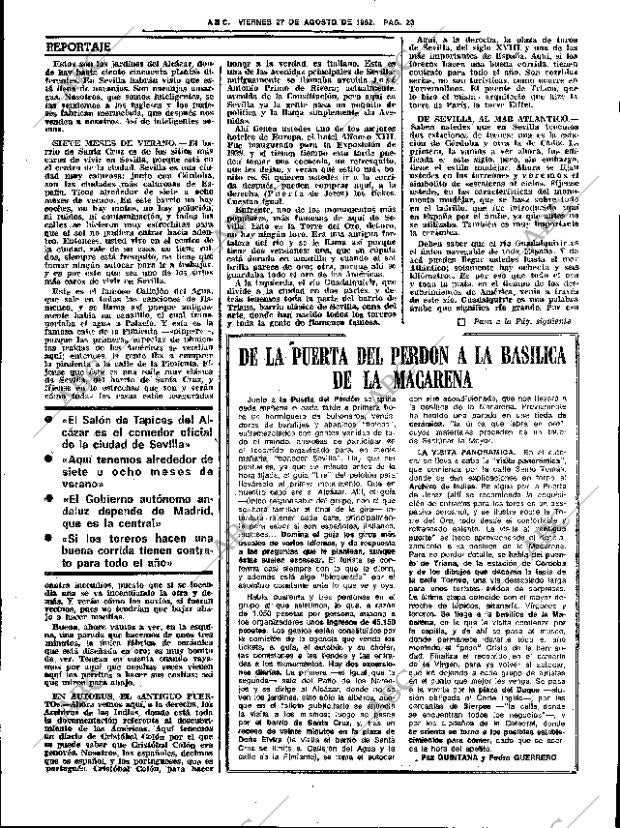 ABC SEVILLA 27-08-1982 página 33