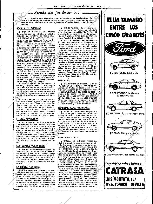 ABC SEVILLA 27-08-1982 página 37
