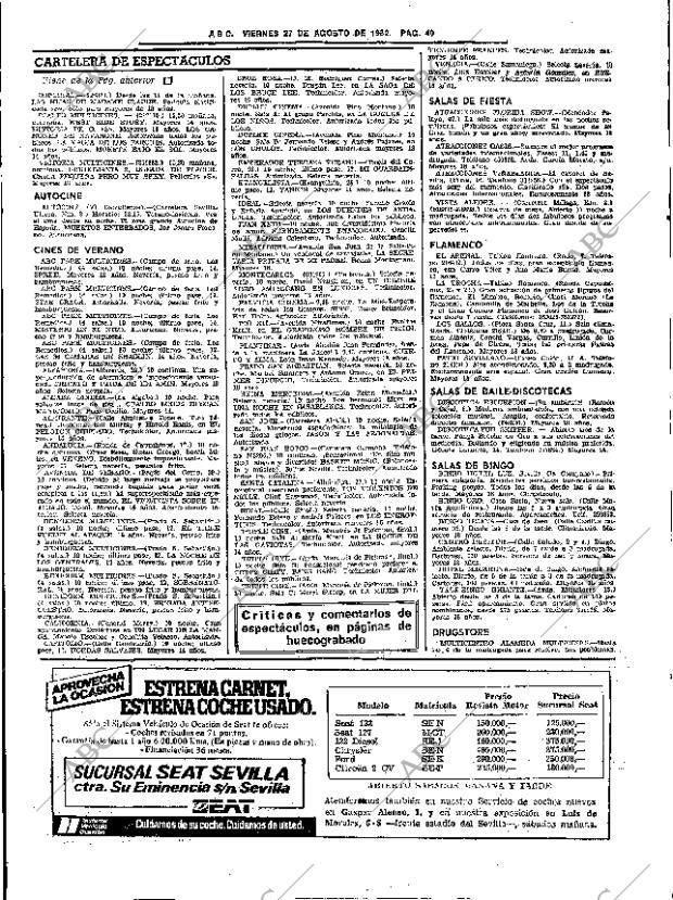 ABC SEVILLA 27-08-1982 página 50