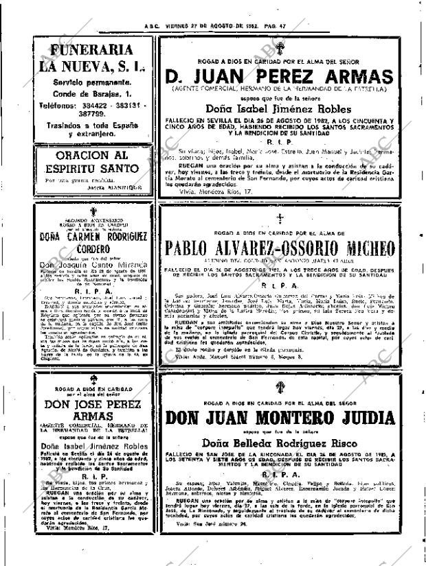 ABC SEVILLA 27-08-1982 página 57