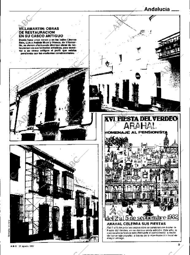 ABC SEVILLA 27-08-1982 página 9