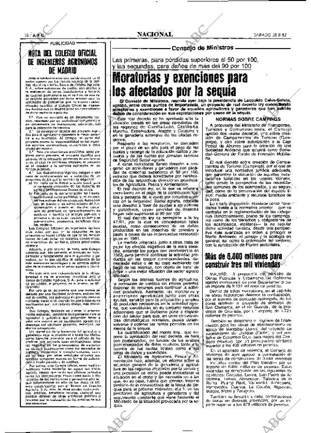 ABC MADRID 28-08-1982 página 18