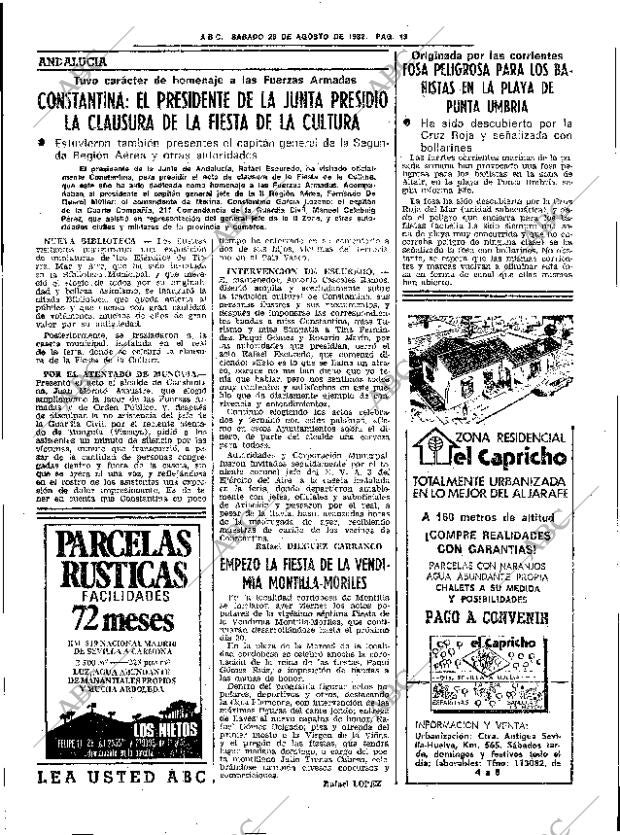 ABC SEVILLA 28-08-1982 página 19