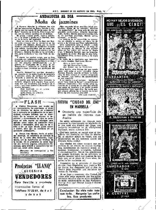 ABC SEVILLA 28-08-1982 página 21