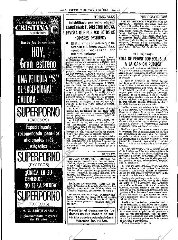 ABC SEVILLA 28-08-1982 página 34
