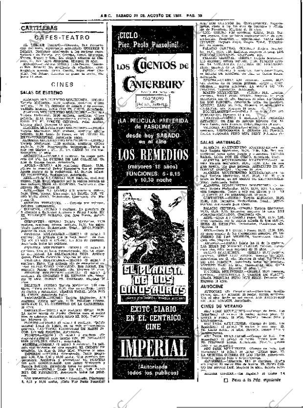 ABC SEVILLA 28-08-1982 página 45