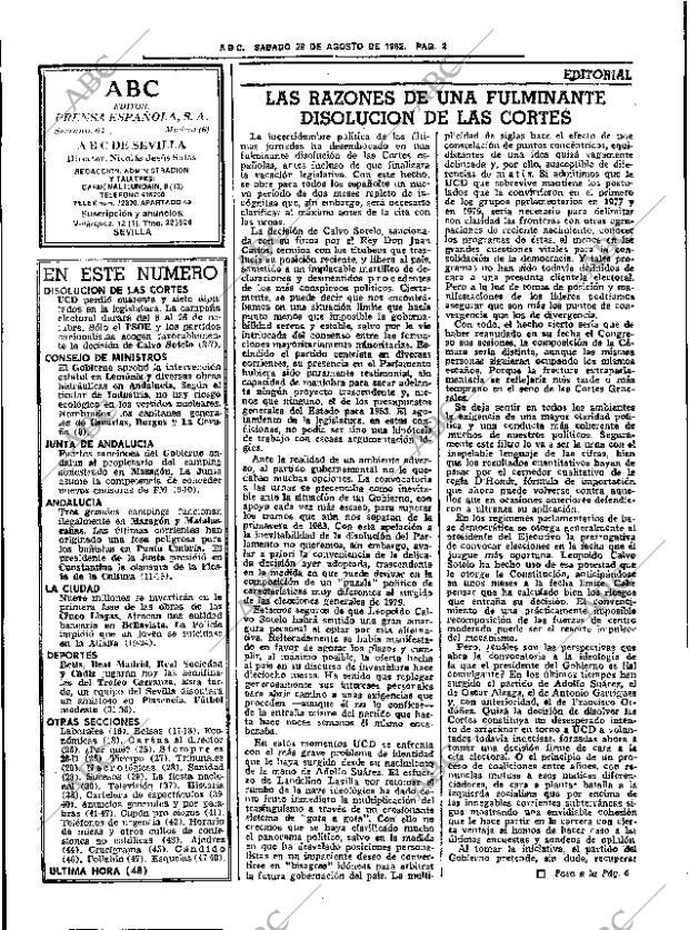 ABC SEVILLA 28-08-1982 página 8