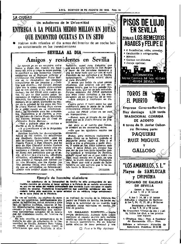 ABC SEVILLA 29-08-1982 página 29