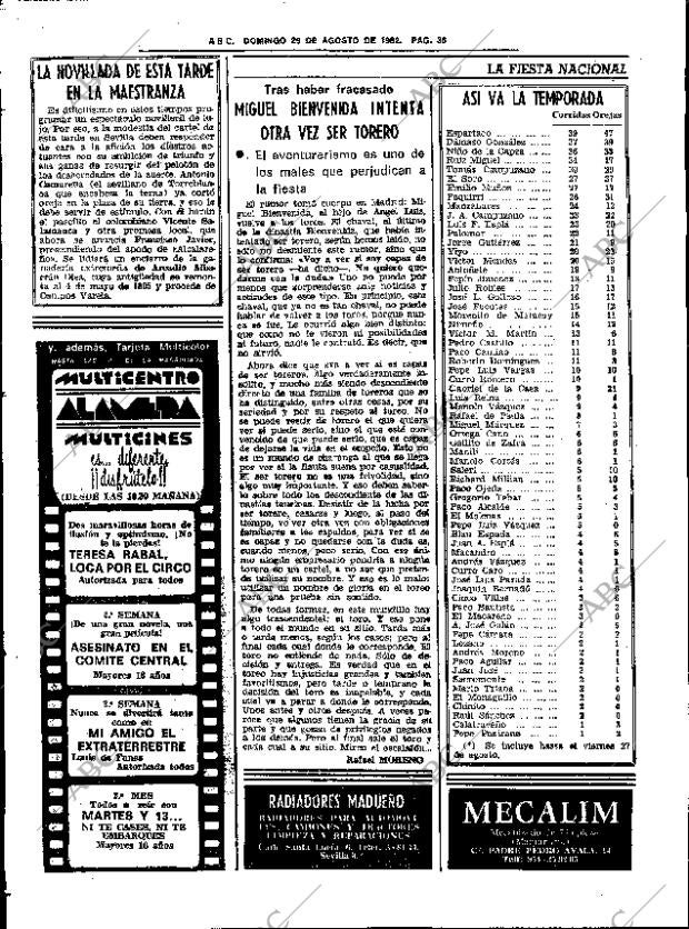 ABC SEVILLA 29-08-1982 página 44