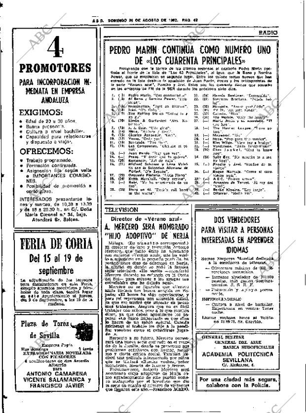 ABC SEVILLA 29-08-1982 página 50