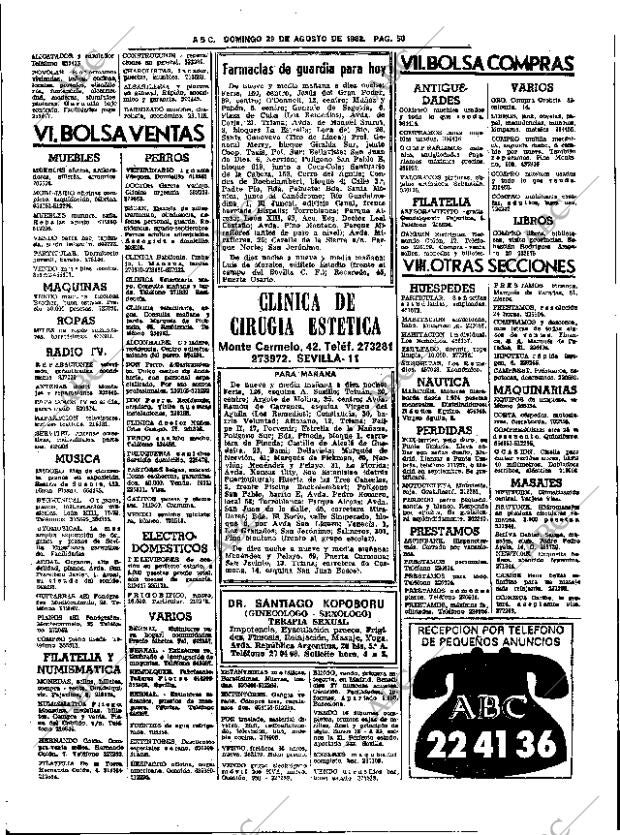 ABC SEVILLA 29-08-1982 página 58