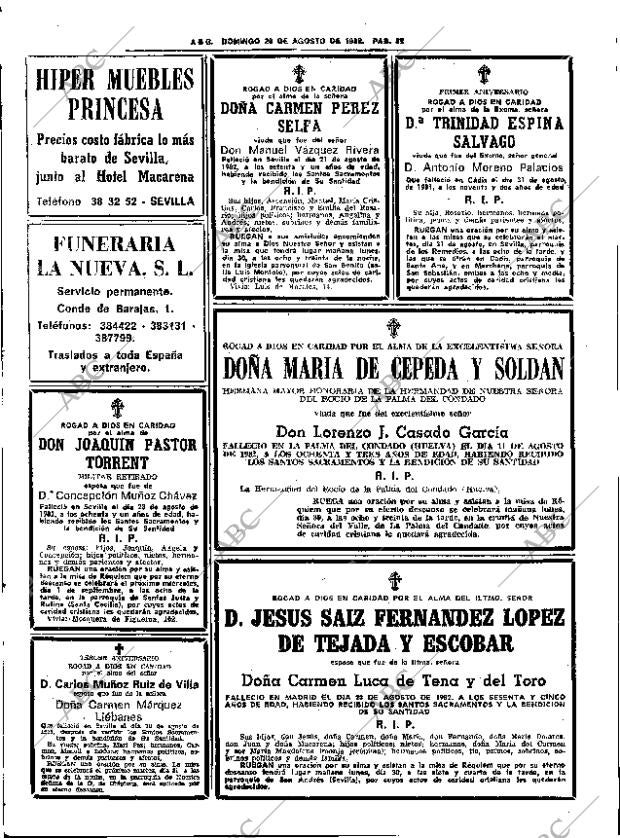 ABC SEVILLA 29-08-1982 página 60